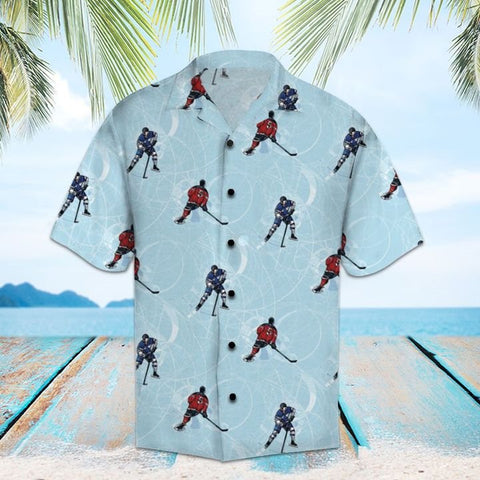Maxcorners Amazing Hockey Hawaiian Shirt