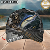 Maxcorners Fishing Skull Angler Torn Metal Personalized 3D Cap
