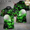 Maxcorners Golf Swing And Destroy Design Personalized Name, Team Name 3D Shirt (4 Colors)
