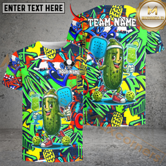 Maxcorners Pickleball Big Dill Funny Player Gift Customized Name, Team Name Unisex Shirt