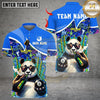 Maxcorners Billiards Cute Panda 8 Ball Multicolor Customized Name, Team Name 3D Shirt