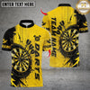 Maxcorners Scratch Dart Design Multicolor Customized Name, Team Name 3D Shirts