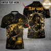 Maxcorners Bowling & Pins Thunder Reaper On The Lane Customized Name, Team Name 3D Shirt (6 Colors)