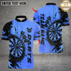Maxcorners Scratch Dart Design Multicolor Customized Name, Team Name 3D Shirts
