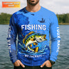 Maxcorners Fishing Is My Therapy – Personalized Bass Fishing UPF Shirt, Fishing Shirt for Men
