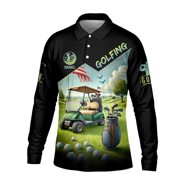 Maxcorners The Older I Get Custom Men's Golf Polo Shirt, Funny Golf Shirt, Dad Golf Gift
