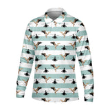 Maxcorners Funny Pelicans Golf Polo Shirt, Mens Golf Gift, Mens Tropical Shirts