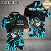 Maxcorners Flaming Angry Billiards Multicolor Customized Name, Team Name 3D Shirt