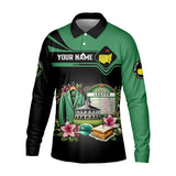 Maxcorners Augusta Golf Master Custom Men's Golf Polo Shirt, Funny Golf Shirt, Gift For Golf Lovers