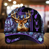 Maxcorners Beautiful Deer Hunting Version 2 Multicolored Pattern Personalized Cap