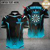 Maxcorners Darts King Dartboard Design Multicolor Customized Name, Team Name 3D Shirts