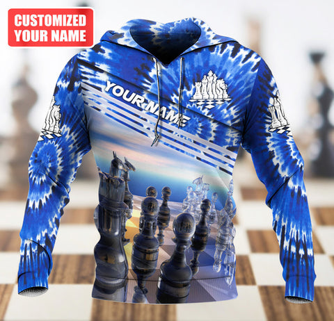 Maxcorners Chess Strategy Customized Name 3D Shirt