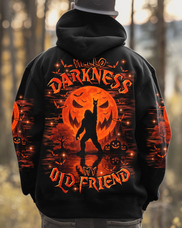 Maxcorners Hello Darkness My Old Friend Bigfoot Halloween All Over Print LM1601