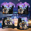 Maxcorners Bowling Funny Duck Bowling Ball Design Personalized Team Sportswear Set - Polo Shirt, Cap & Skorts