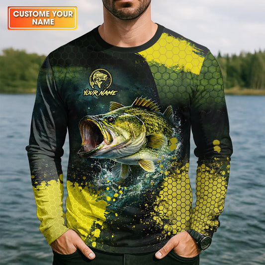 Maxcorners Fishing Saved Me From Being a Pornstar Bass Fishing UPF Shirt – Funny Fishing Shirt for Men