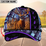 Maxcorners Premium Unique New Deer Hunting Camouflage Pattern Multicolor Personalized Name 3D Cap