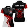 Maxcorners Red Skull Dartboard Grunge Custom Dart Shirt For Men, Dart Team Jerseys LM184