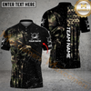 Maxcorners Golf Camo Punisher Skull Personalized Name, Team Name 3D Shirt (4 Colors)