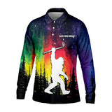 Maxcorners Custom Sasquatch Bigfoot Golf Polo Shirt , Funny Golf Shirt, Gift For Golfers