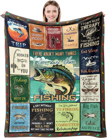 Maxcorners There Aren't Many Things I Love More Than Fishing Blanket