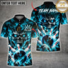 Maxcorners Bowling Ball & Dynamic Pin Motion Graphic Multicolor Customized Name, Team Name 3D Shirts