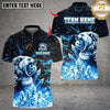 Maxcorners Ice Bear Bowling Design Multicolor Customized Name, Team Name 3D Shirts