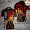 Maxcorners Bowling And King Pins Flame Premium Multicolor Customized Name, Team Name 3D Shirts