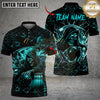 Maxcorners Bowling & Pins Thunder Reaper On The Lane Customized Name, Team Name 3D Shirt (6 Colors)
