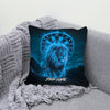 Maxcorners Darts Fire Lion Spirit Multicolor Customized Name 3D Pillow