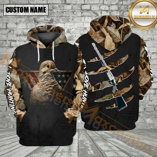Maxcorners Dove Hunting Camo Shotgun All Over Print Shirt Best Gift For Hunter