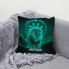 Maxcorners Darts Fire Lion Spirit Multicolor Customized Name 3D Pillow