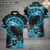 Maxcorners Fire Eagle Dart Design Multicolor Customized Name, Team Name 3D Shirts