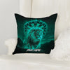 Maxcorners Darts Fire Lion Spirit Multicolor Customized Name 3D Pillow