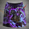 Maxcorners Darts Lightning Dark Knight Horse Personalized 3D Skirts With Shorts
