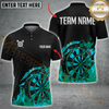 Maxcorners Darts Blazing Dartboard Multicolor Customized Name, Team Name 3D Shirts