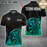 Maxcorners Darts Blazing Dartboard Multicolor Customized Name, Team Name 3D Shirts