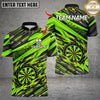 Maxcorners Fire Arrow With Flame Dart Design Multicolor Customized Name, Team Name 3D Shirts