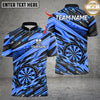 Maxcorners Fire Arrow With Flame Dart Design Multicolor Customized Name, Team Name 3D Shirts