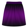 Maxcorners Customized Bowling Trouser Skirts With Shorts Underneath, Bowling Esports Purple Pattern Skorts With Pockets For Bowler
