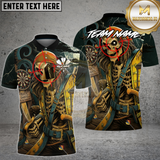 Maxcorners Dart Shirt Pirate Skeleton Skull Captain Multioptions Personalized Name, Team Name Unisex 3D Shirt (4 Colors)