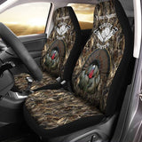 Maxcorners Personalized Name Turkey Hunting Forest Hold on Funny Car Seat Covers