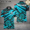 Maxcorners Fire Arrow With Flame Dart Design Multicolor Customized Name, Team Name 3D Shirts