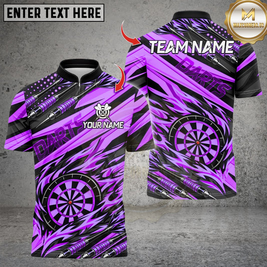 Maxcorners Fire Arrow With Flame Dart Design Multicolor Customized Name, Team Name 3D Shirts