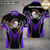 Maxcorners Gunshot Swing Funny Golf Polo Shirt, Customized Name & Team Name 3D Shirts (4 Colors)