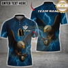 Maxcorners Billiard Eagle Power 8-Ball Pool Multicolor Customized Name, Team Name 3D Shirts