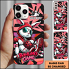 Maxcorners Rabbit Bowling Graffiti Multicolor Personalized Name 3D Phone Case