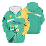 Maxcorners Master Tournament Custom Men's Golf Polo Shirt, Golf Gifts For Dad