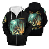 Maxcorners Not All Who Wander Are Lost Custom Bigfoot Men's Golf Polo Shirt, Funny Golf Shirt, Dad Golf Gift