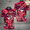 Maxcorners Cool Streetwear Wolf Bowling Multicolor Customized Name, Team Name 3D Shirt
