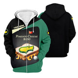 Maxcorners Pimento Cheese Augusta Golf Course Custom Men's Golf Polo Shirt, Funny Golf Gifts